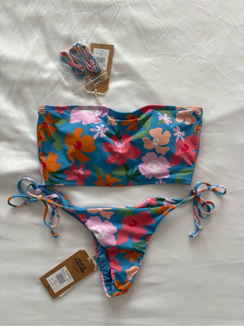 Billabong Floral Bandeau Bikini Set